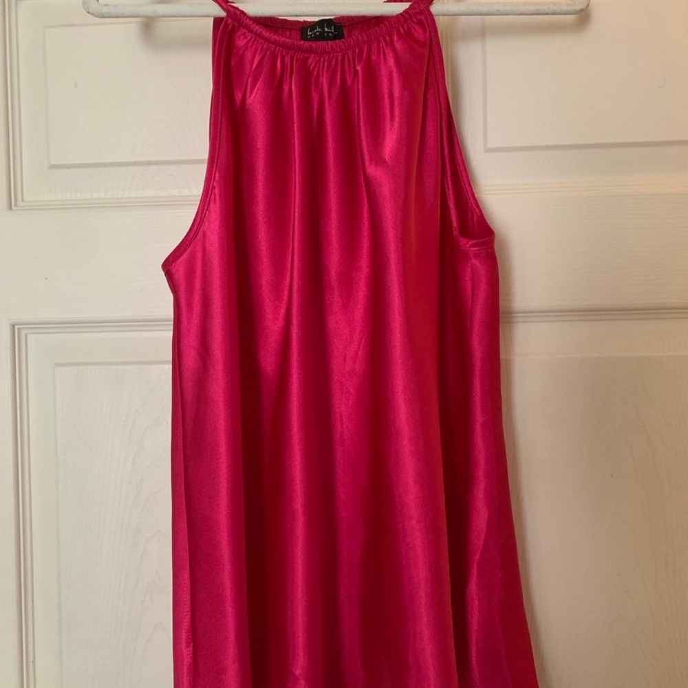 Women's Pink Sleeveless Top
